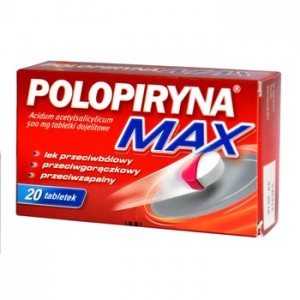 Polopiryna Max 500 mg 20 tabletek